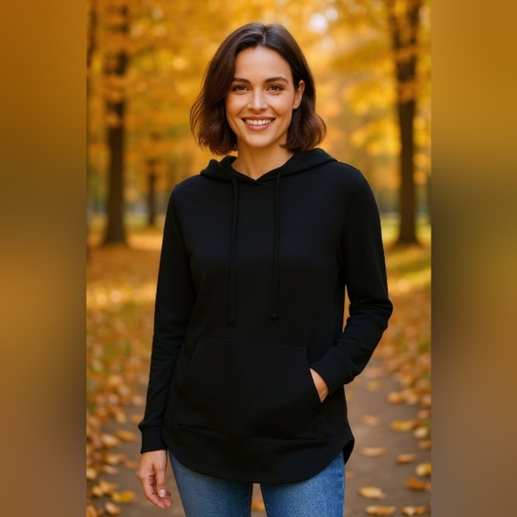 Sperry - Navy Blue Hoodie W/ Draw Strings, Long Sleeves, Tunnel Pocket, Size S - Picture 1 of 8